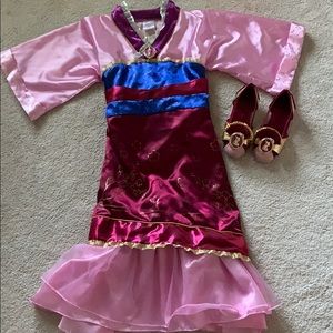 Disney Mulan dress and shoes